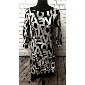 Girl/Teen‎  Disney D-Signed Dress Hi-Low Black and White Love size XL